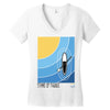 stand up paddle Women's V-Neck T-Shirt