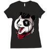 panda pirate Ladies Fitted T-Shirt