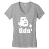 in memory of udo j&uuml;rgens Women's V-Neck T-Shirt