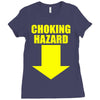 choking hazard Ladies Fitted T-Shirt