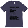 rules for dating my daughter shirt t shirt perfect father's gift T-Shirt