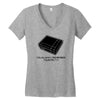 you always remember your first video arcade game gamer geek tee shirt Women's V-Neck T-Shirt