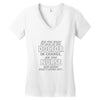 nurse knows whats going on Women's V-Neck T-Shirt