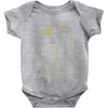 seattle skyline Baby Bodysuit