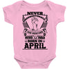 Never Underestimate Dog Rescuer Who Was Born April Baby Onesie