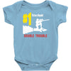 double trouble rocket ride Baby Bodysuit