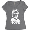 nope Women's Triblend Scoop T-shirt