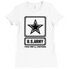 us army this we'll defend Ladies Fitted T-Shirt