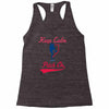 keep calm and pitch on Racerback Tank