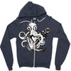 pirate octopus Zipper Hoodie