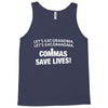 commas save lives t shirt Tank Top