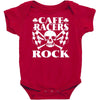 biker t shirt cafe racers ton up boys rockers greasers rock Baby Bodysuit