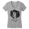 fashion girl Women's V-Neck T-Shirt