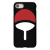 uchiha clan symbol crest   anime itachi sasuke naruto cosplay gift tee iPhone 8 Case