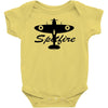 spitfire plane Baby Onesie