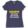 father's day grandpa gift funny grandpa shirt birthday gift for grandp Ladies Fitted T-Shirt