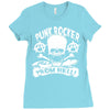 punk rocker from hell Ladies Fitted T-Shirt