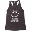 boobies make me smile Racerback Tank