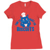 time to make the biscuits Ladies Fitted T-Shirt