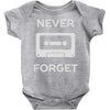 retro and vintage cassette humor Baby Onesie