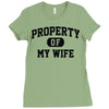 property of my wife Ladies Fitted T-Shirt