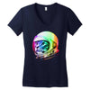 astronaut space cat new Women's V-Neck T-Shirt