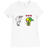 heart seeker Ladies Fitted T-Shirt