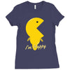 i'm happy Ladies Fitted T-Shirt