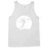 skiier moon moonlight silhouett Tank Top