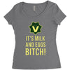 milk and eggs Women's Triblend Scoop T-shirt