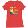 despicable me awesome perfect minio Ladies Fitted T-Shirt