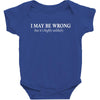 i may be wrong but it's highly unlikely Baby Bodysuit