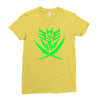 autobot and decepticon symbols Ladies Fitted T-Shirt