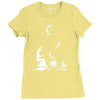 happy halloween Ladies Fitted T-Shirt