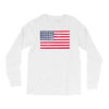 t-rex vintage american flag Long Sleeve Shirts