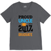Class of 2017 Proud Uncle Graduation V-Neck Tee