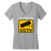 as seen on cctv chav rude,funny,cool,modern,fun Women's V-Neck T-Shirt