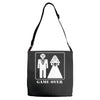 wedding funny game over Adjustable Strap Totes