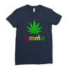 is smoke Ladies Fitted T-Shirt