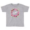 Floral Baby Name Toddler T-shirt