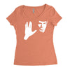 spock star trek leonard nimoy tribute Women's Triblend Scoop T-shirt