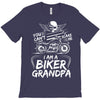 You Cant Scare Me I am Biker Grandpa T-Shirt