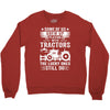 Some Of Us Grew Up Playing With Tractors The Lucky Ones Still Do Crewneck Sweatshirt
