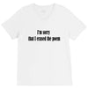i'm sorry V-Neck Tee