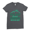 Camper Couple Man Ladies Fitted T-Shirt