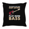 voices in my head Throw Pillow