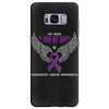 my hero is now my angel pancreatic cancer awareness Samsung Galaxy S8 Plus Case