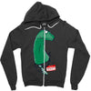 my name is apatosaurus Zipper Hoodie