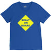belly on board beer V-Neck Tee