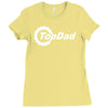 top dad Ladies Fitted T-Shirt